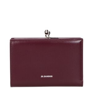 Jil Sander Red Leather Women's Wallet